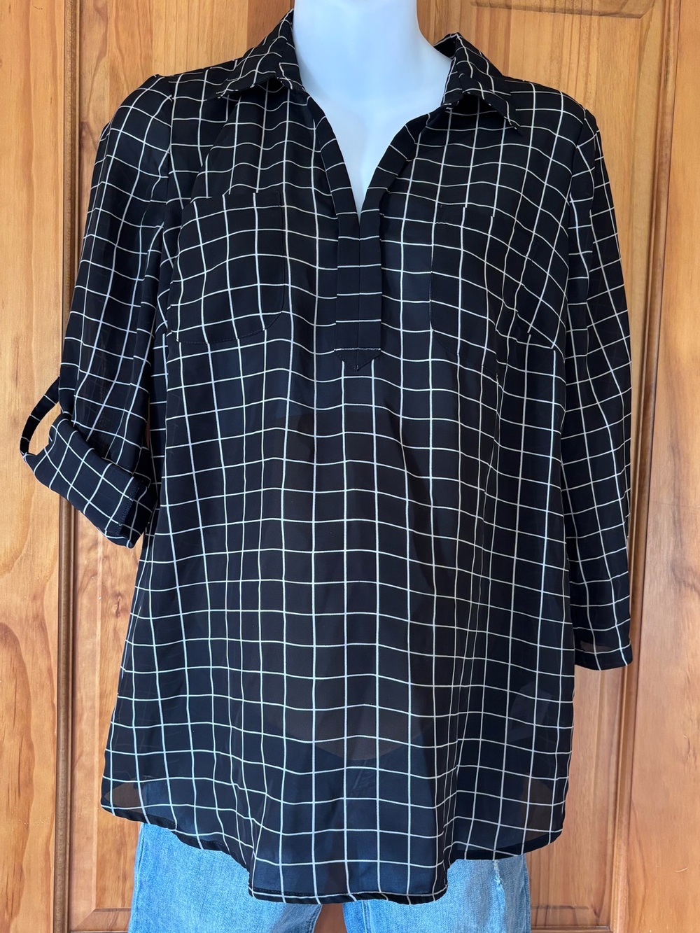 Motherhood Maternity blouse-3/4 sleeve